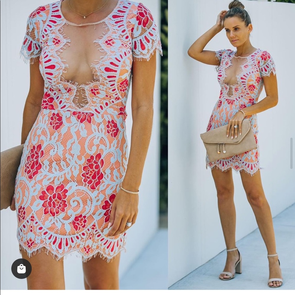 Vici Speechless Lace Dress